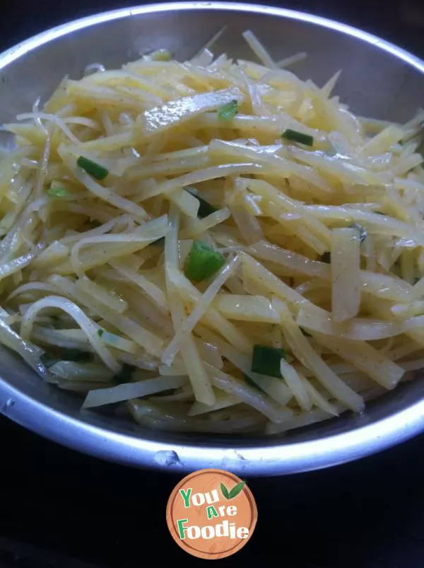 sour and spicy shredded potatoes