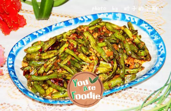 Delicious-Sichuan-food---stir-fried-beans