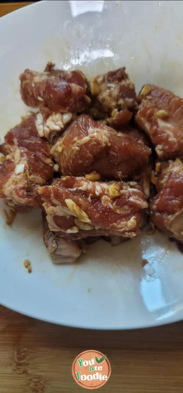 Deep fried pork ribs