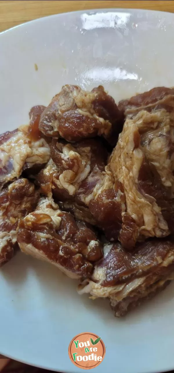 Deep fried pork ribs
