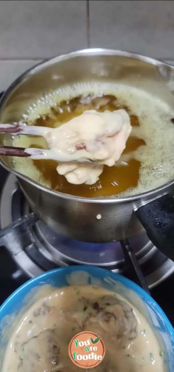 Deep fried pork ribs