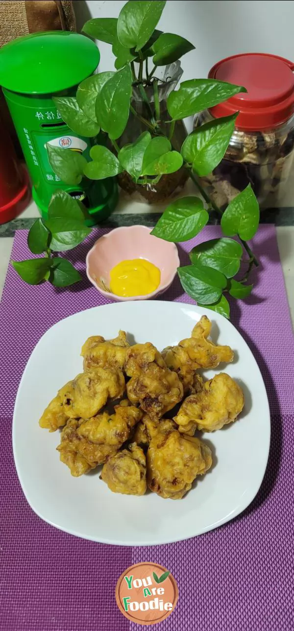 Deep fried pork ribs