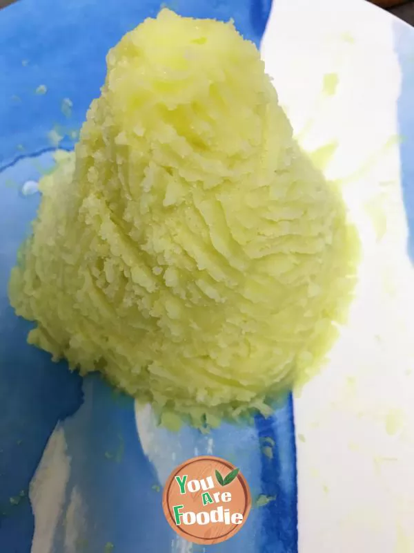 Volcanic mashed potato