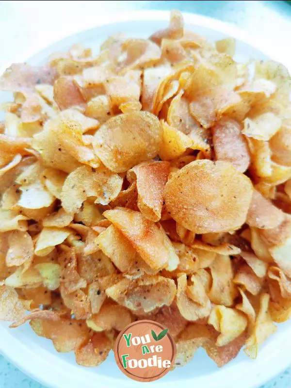 Potato chips (barbecue flavor)