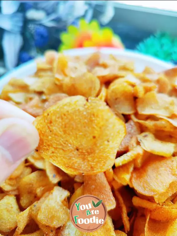 Potato chips (barbecue flavor)