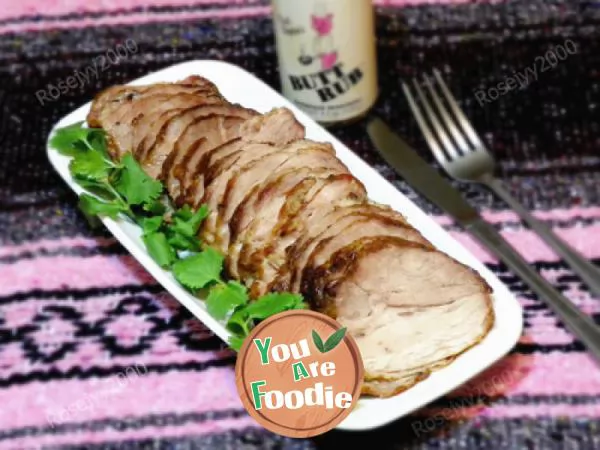 Roast pork hip