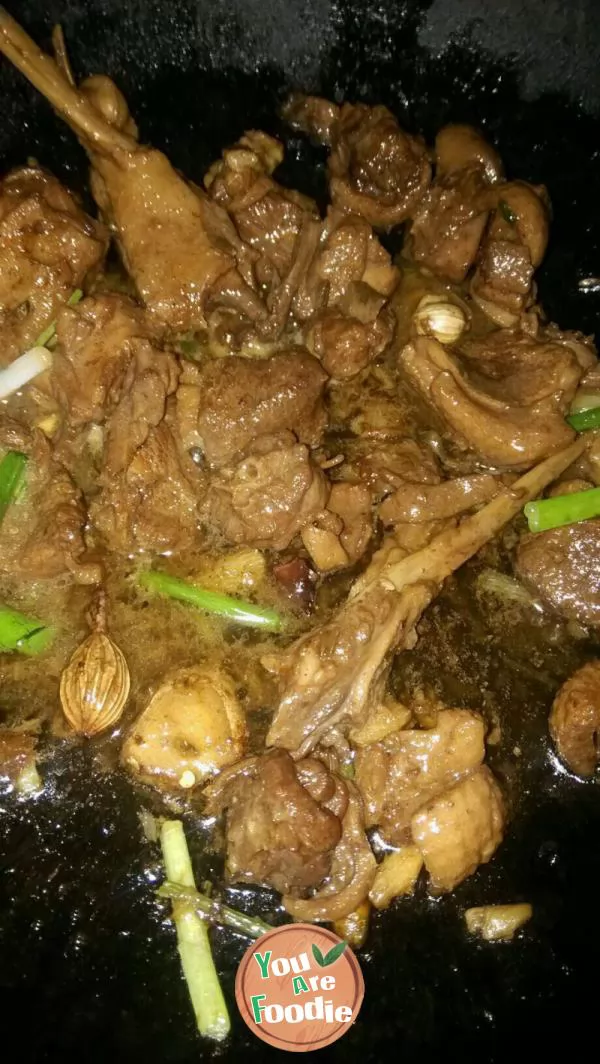 Duck-meat-in-dry-pot