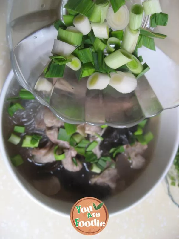 Simple and delicious mutton soup