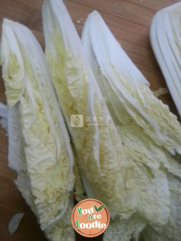 Salted preserved egg baby cabbage