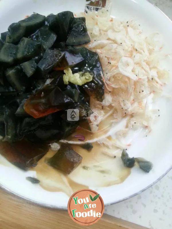 Salted preserved egg baby cabbage