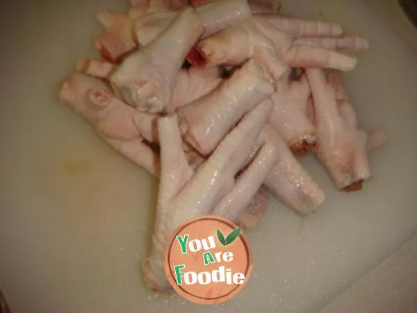 Chicken feet jelly