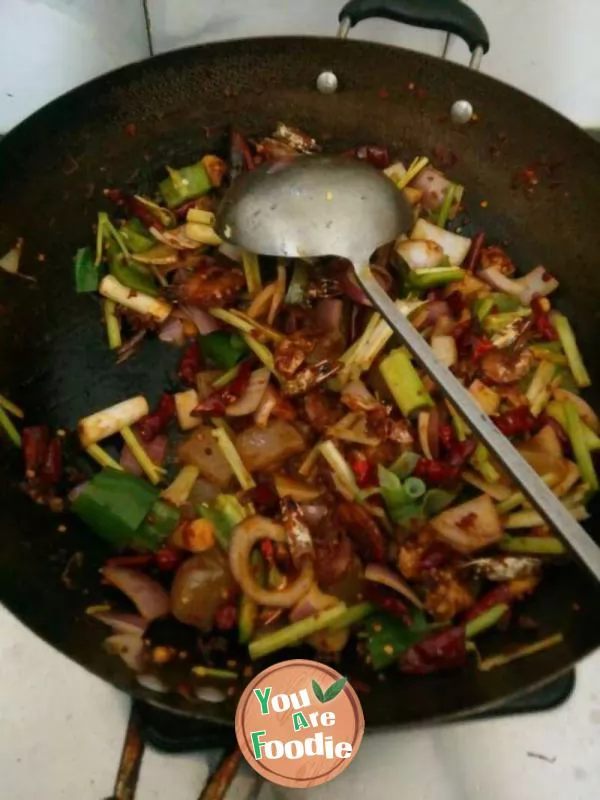 Dry pot shrimp (Erye v587)