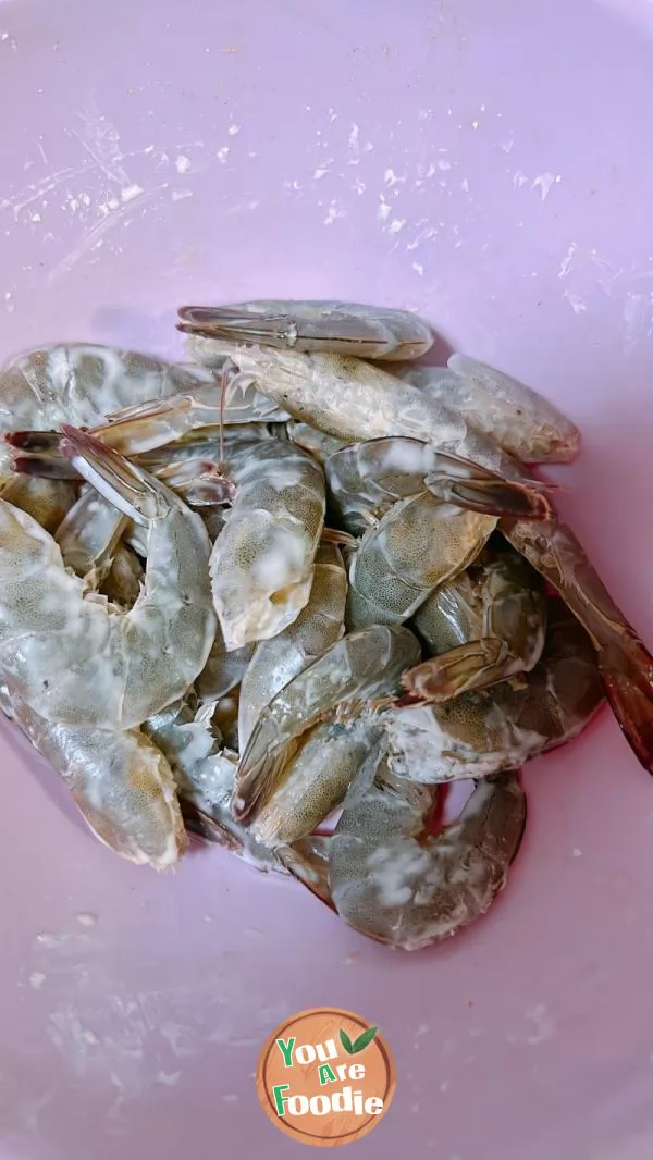 Dry fried shrimp