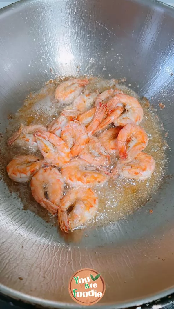 Dry fried shrimp