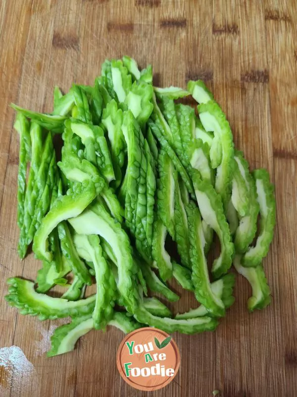 Stir fried Tofu Peel with Bitter Melon