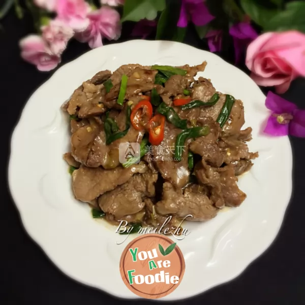 Stir fried mutton