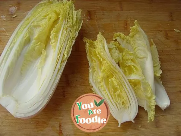 【 Shandong cuisine 】: mixed jellyfish with cabbage heart