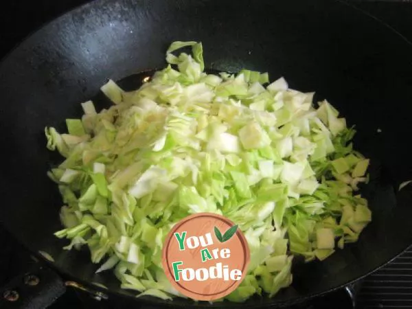 Congee with cabbage and duck