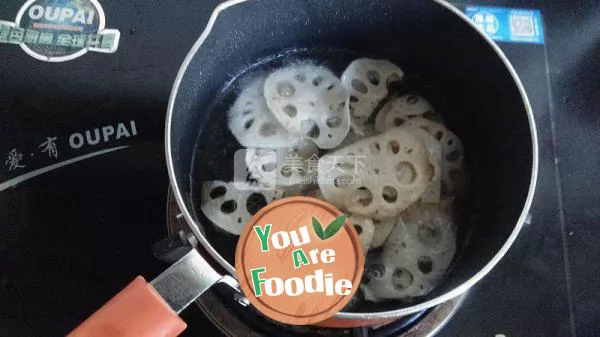 [crispy fried lotus root slices] make your own delicious snacks