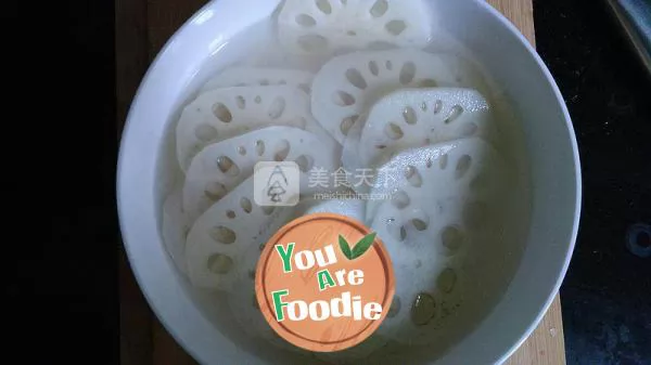 [crispy fried lotus root slices] make your own delicious snacks