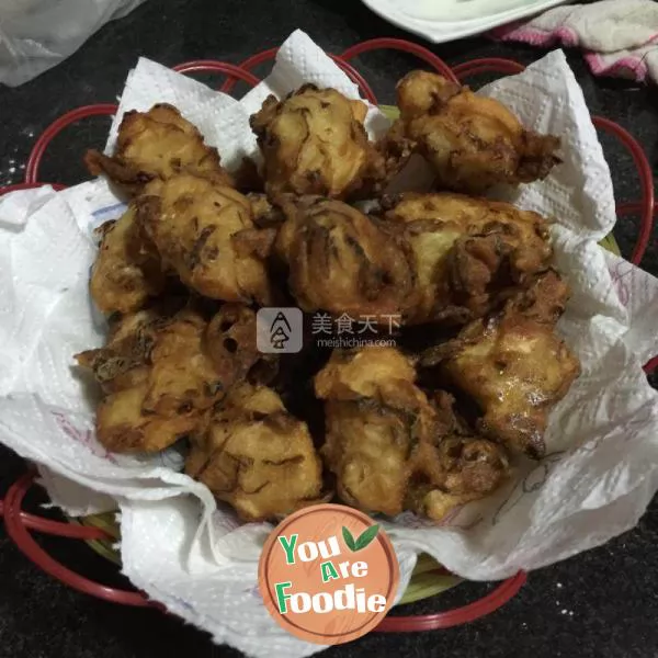 Steamed shrimp balls with cabbage