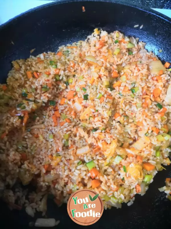 Stir-Fried Rice with Pickled Vegetables