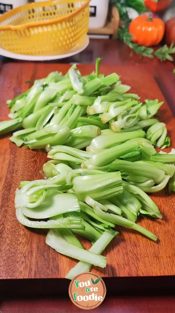 Saut ¨¦ ed Pork with Vegetable Stalks This way, you can eat delicious and delicious