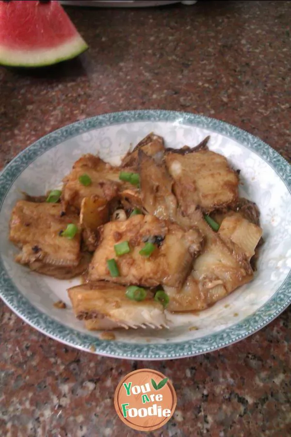 Braised-dragon-tongue-fish-in-brown-sauce