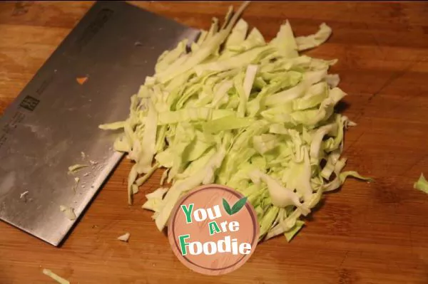 Home cooked fried noodles