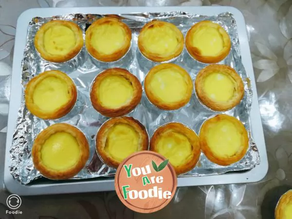 Delicious and simple egg tart