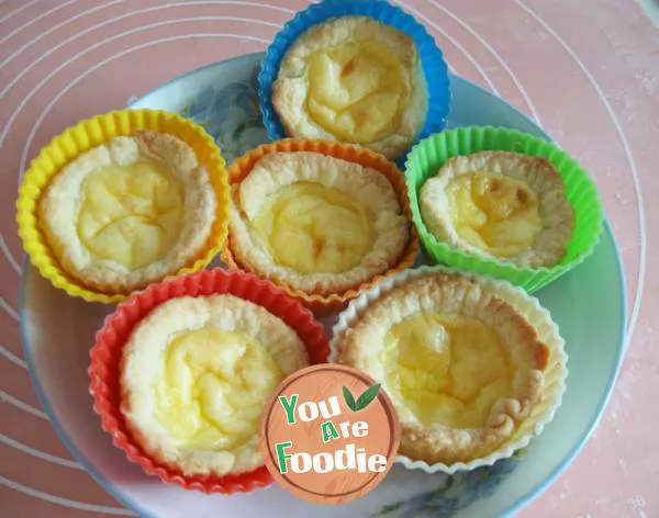 Crisp egg tart