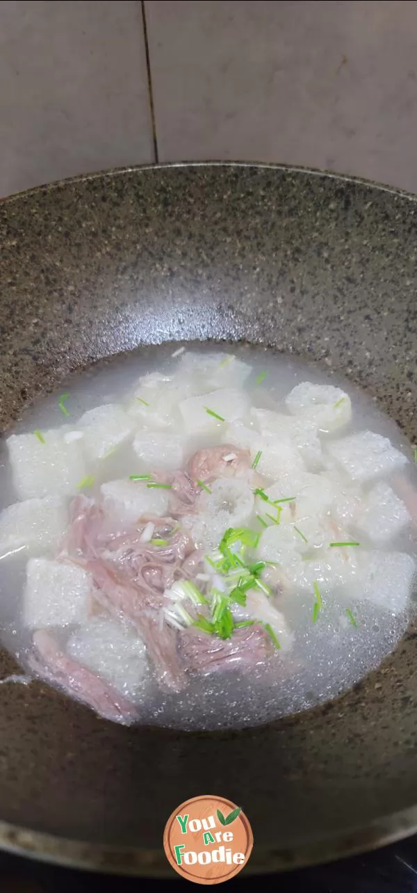 Bamboo fungus soup