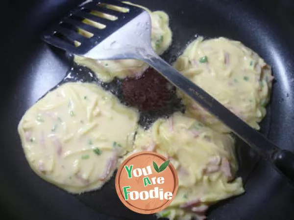 Bacon potato cake