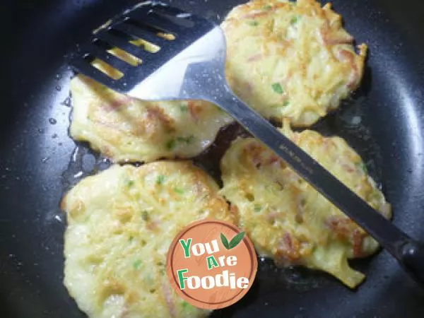 Bacon potato cake