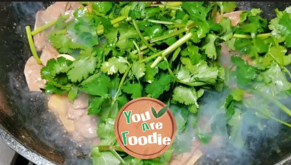 Pork Liver with Coriander