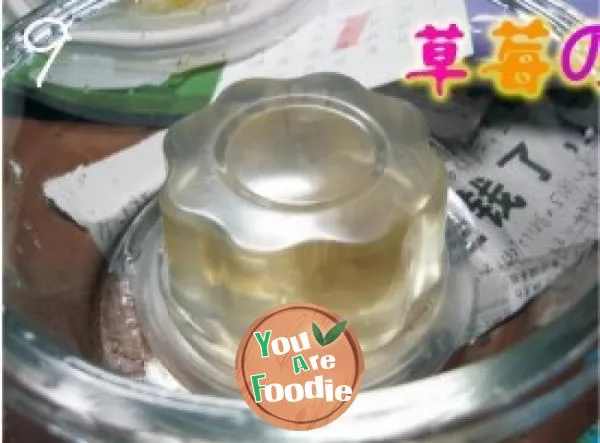 Chrysanthemum tea jelly