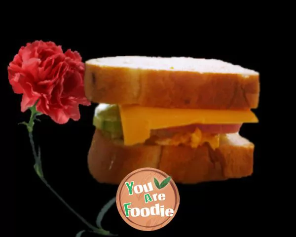 One-minute-breakfast,-nutritious-simple-sandwich