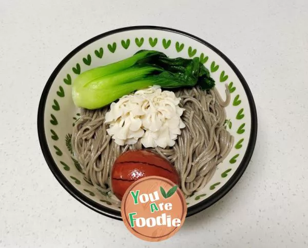 A bowl of noodles for breakfast