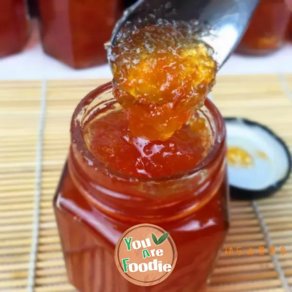 Red apple grapefruit jam