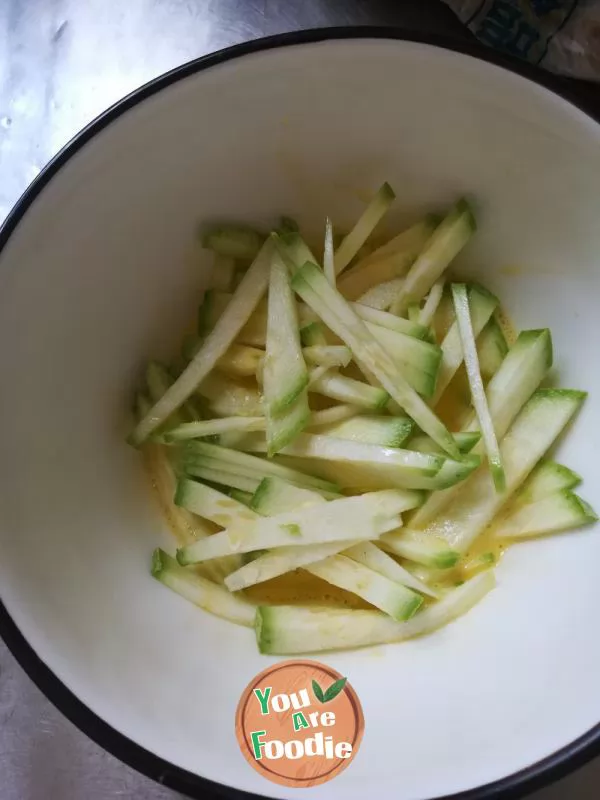 Gourd and Egg Yolk Pancake