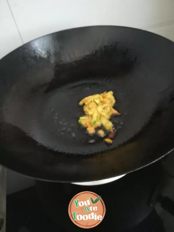 Gourd and Egg Yolk Pancake