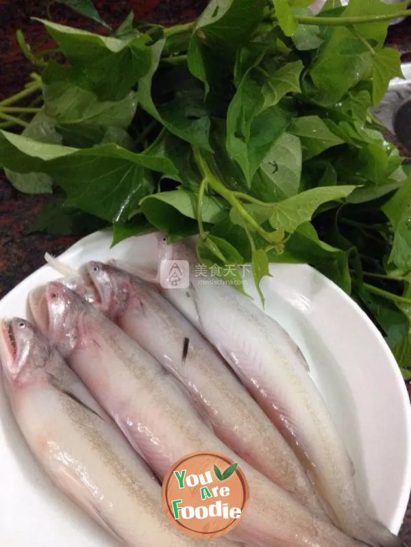 Fish soup with green bean curd