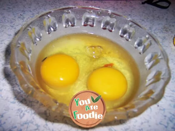 Delicious leftover ingredients --- scrambled eggs