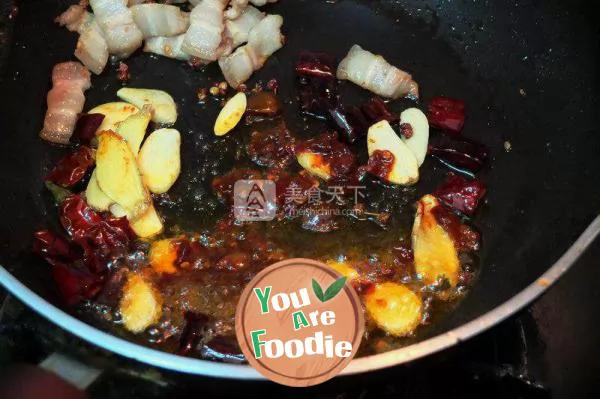 Cauliflower in dry pot