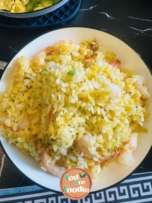 Fried Rice with Shrimp and Egg