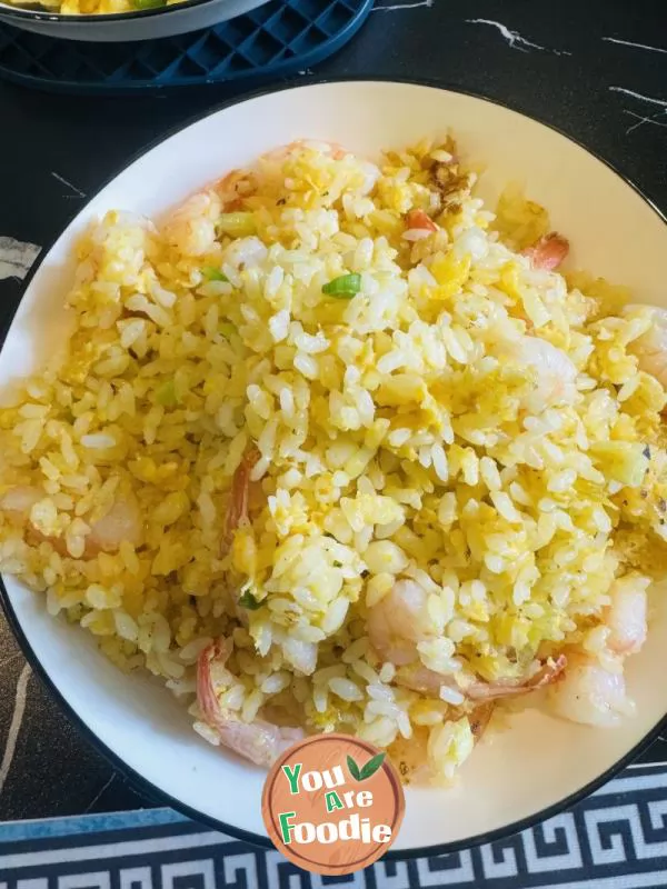 Fried Rice with Shrimp and Egg