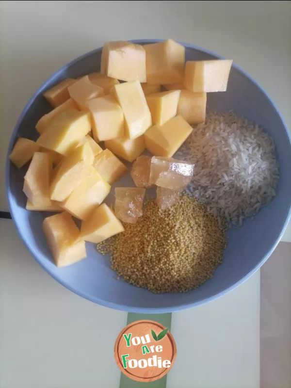 Millet pumpkin paste