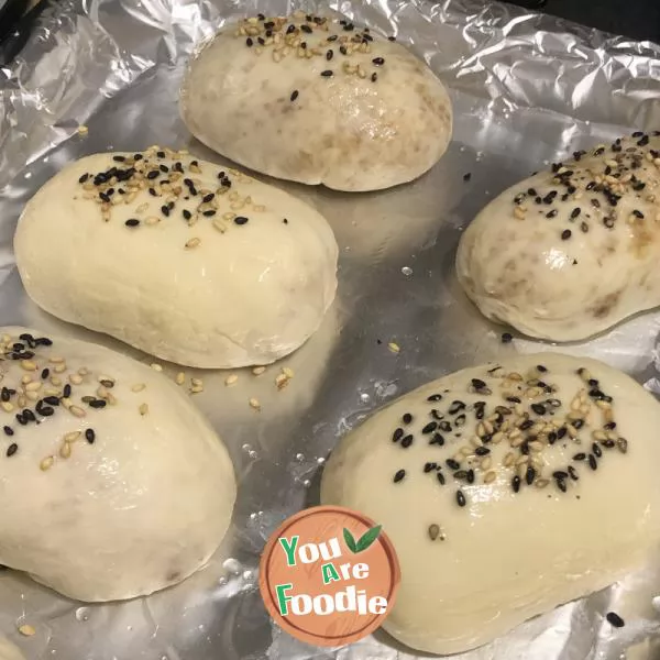 Baked wheat germ sandwich steamed bread