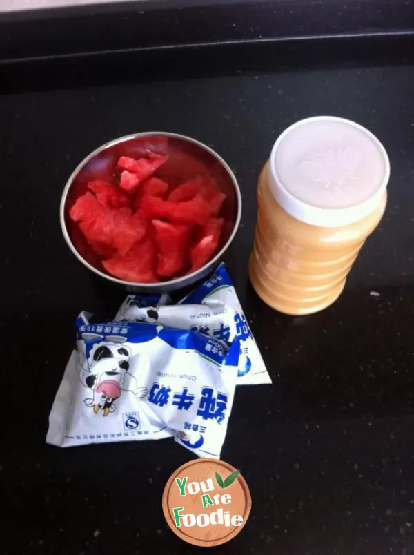 Watermelon milkshake