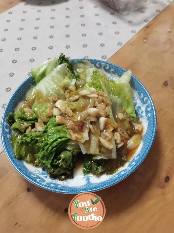 Sauteed Lettuce in Oyster Sauce